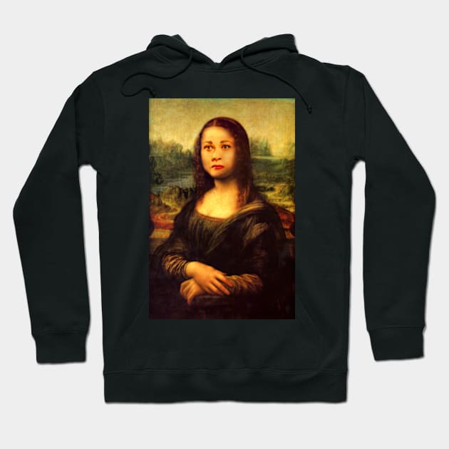 Mommie Dearest Mona Lisa Hoodie by ArtFactoryAI